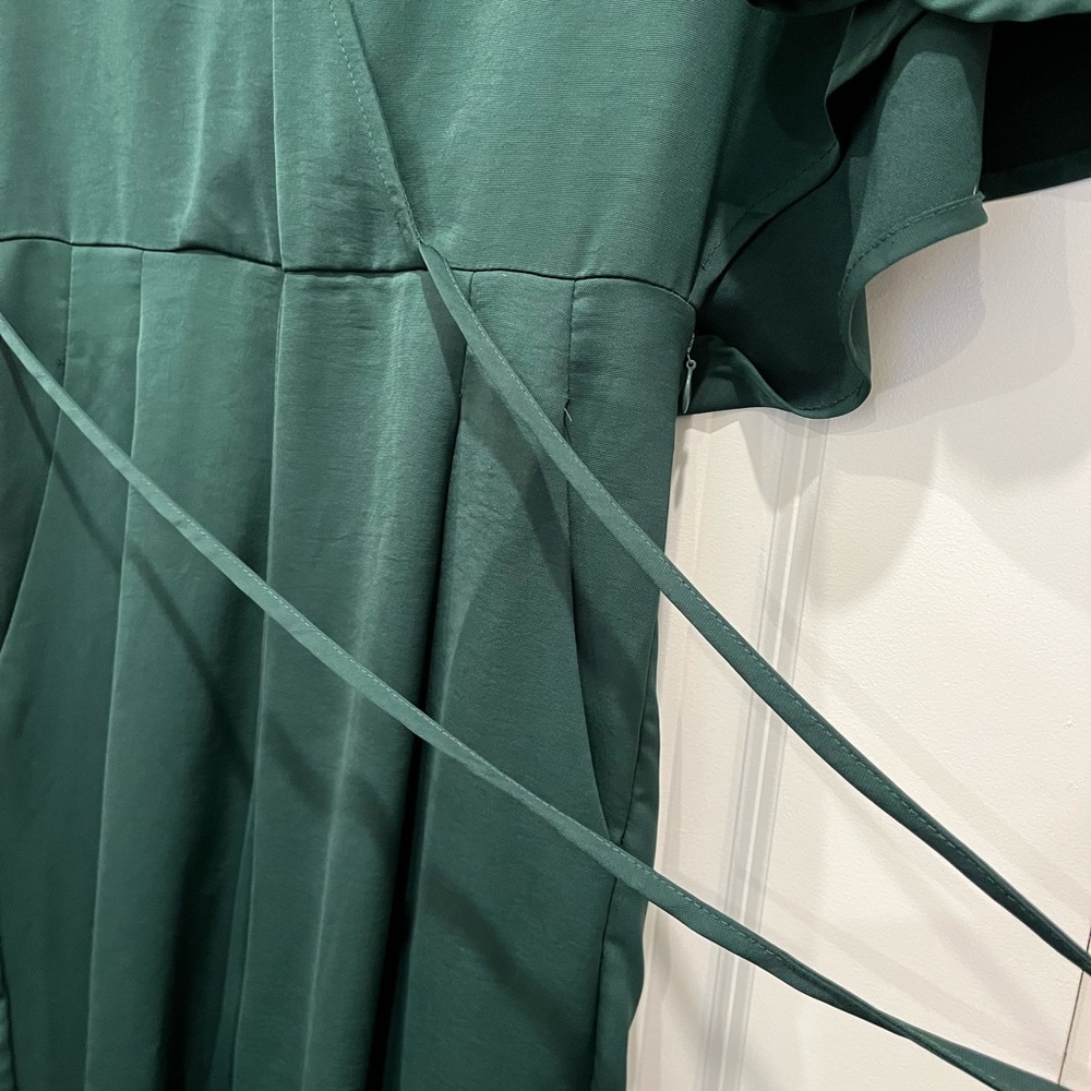 🛑SOLD🛑 Strut & Bolt Satin Wrap Jumpsuit - Picture 8 of 11
